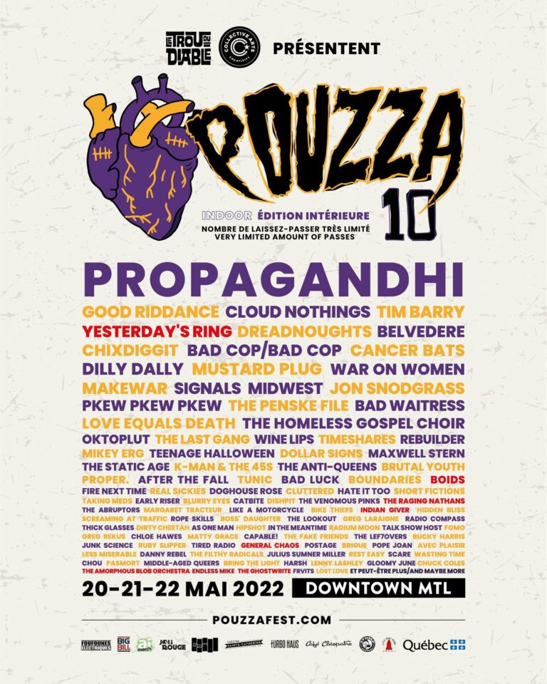 2022 Lineup (Pouzza 10) Pouzza Fest
